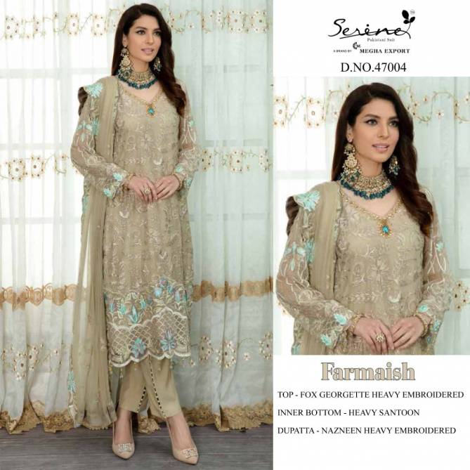 Serene Farmaish Fancy Festival Wear Georgette Pakistani Salwar Kameez Collection